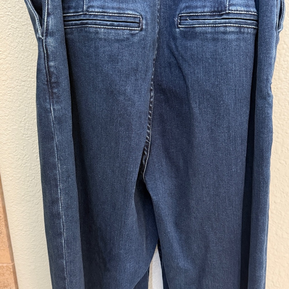 PAIGE Blue Denim Jumpsuit - Picture 15 of 16